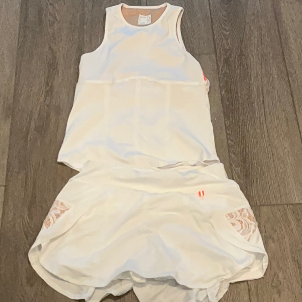 Lucky in Love White Tank Top